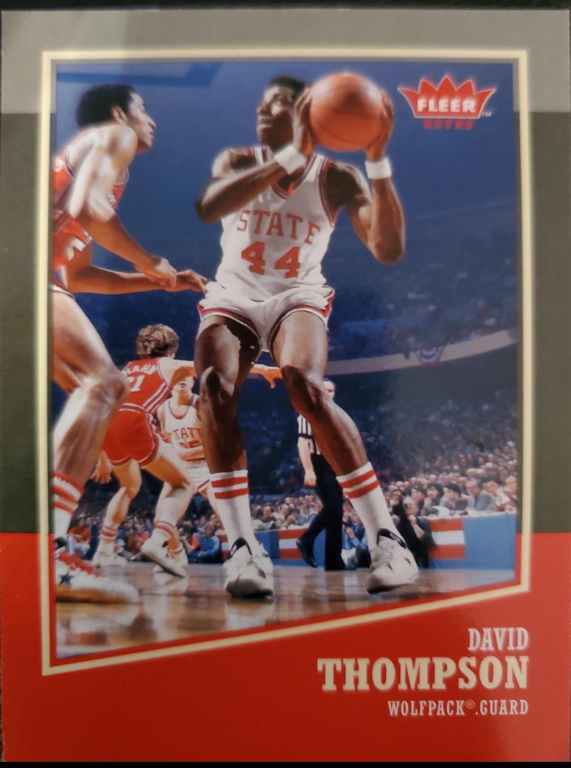 David Thompson #9 Basketball Cards 2013 Fleer Retro