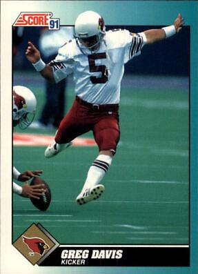 Greg Davis #16T Football Cards 1991 Score Supplemental