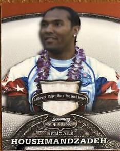 T.J. Houshmandzadeh #95 2008 Bowman Sterling Football