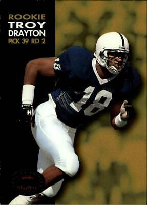 Troy Drayton #198 Football Cards 1993 Skybox Premium