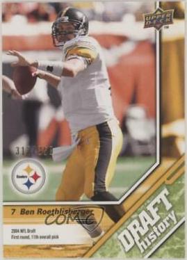 Ben Roethlisberger #165 Football Cards 2009 Upper Deck Draft Edition