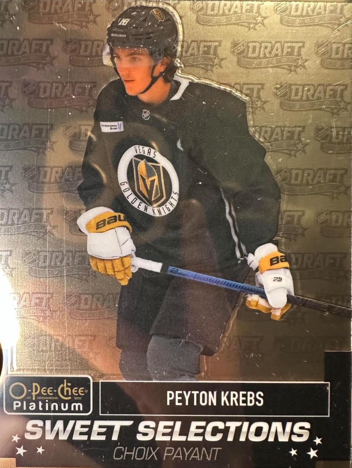 Peyton Krebs #SS-3 2020-21 O-Pee-Chee Platinum Hockey Sweet Selections