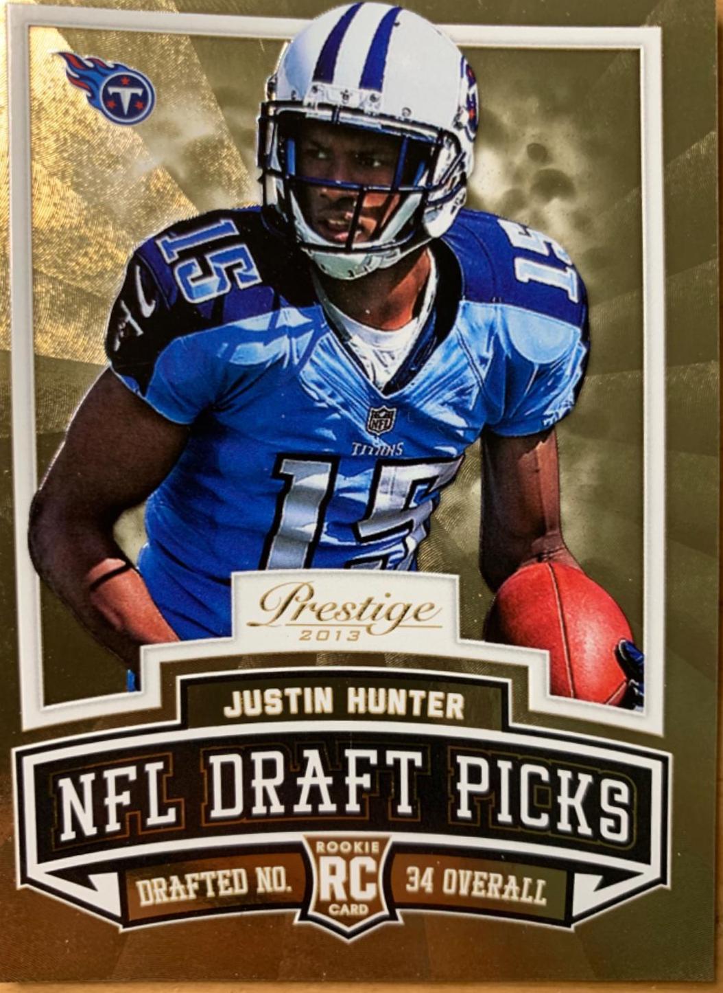 Justin Hunter #12 Football Cards 2013 Panini Prestige NFL Draft Picks