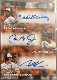 Eddie Murray / Adley Rutschman / Cal Ripken Jr.