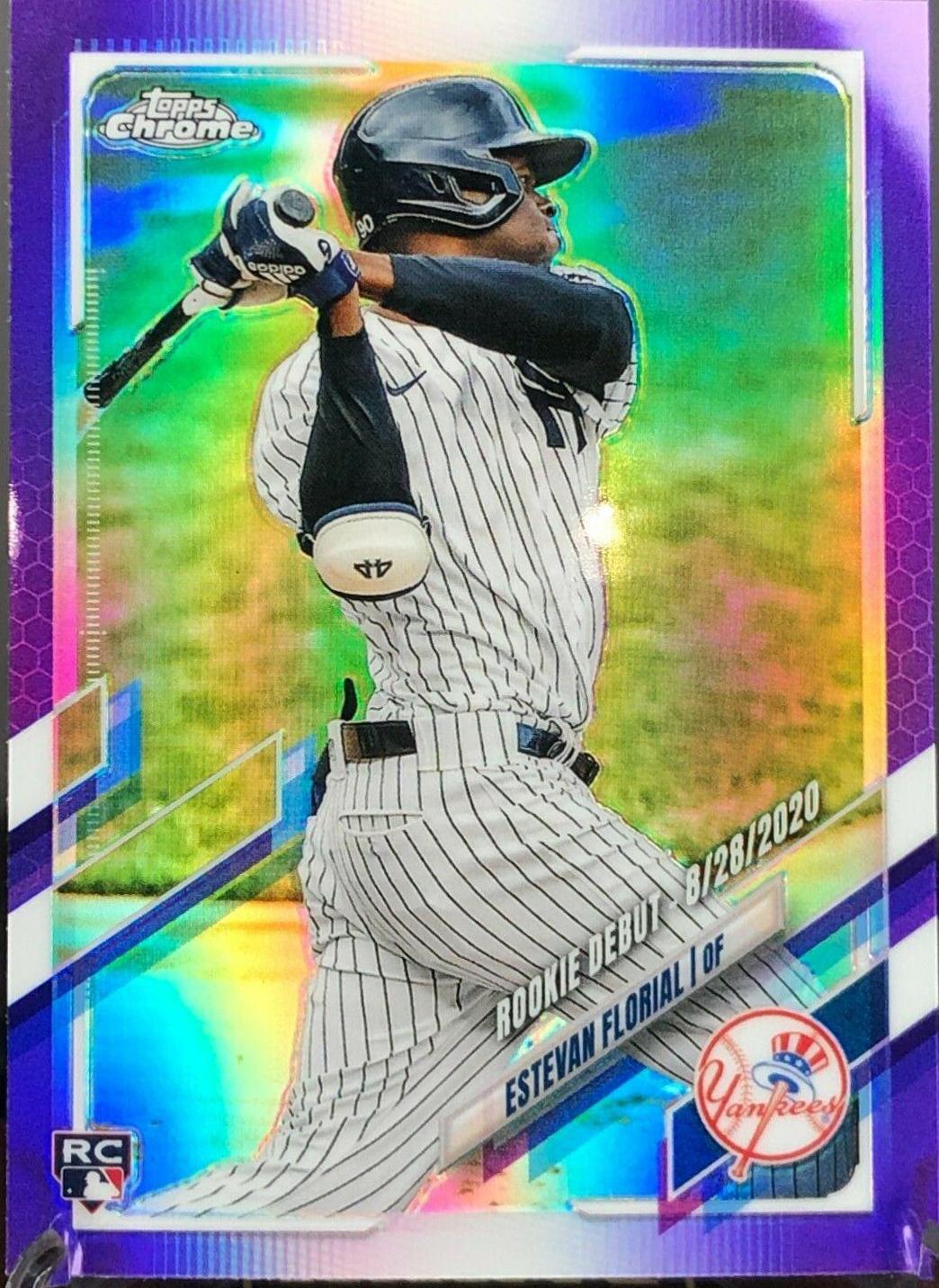 Estevan Florial #USC41 Baseball Cards 2021 Topps Chrome Update