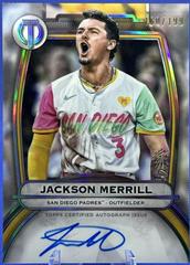 スポーツ選手 TOPPS TRIBUTE AUTOGRAPHS Jackson Merrill #TA-MER Prices | 2025 Topps Tribute Autograph