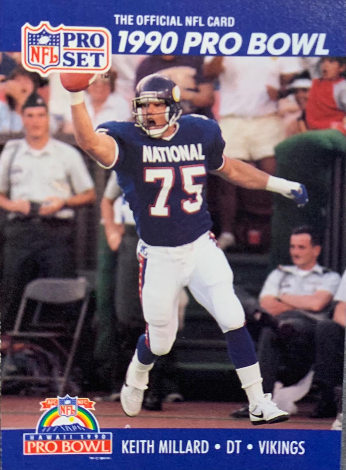 Keith Millard #407 Football Cards 1990 Pro Set