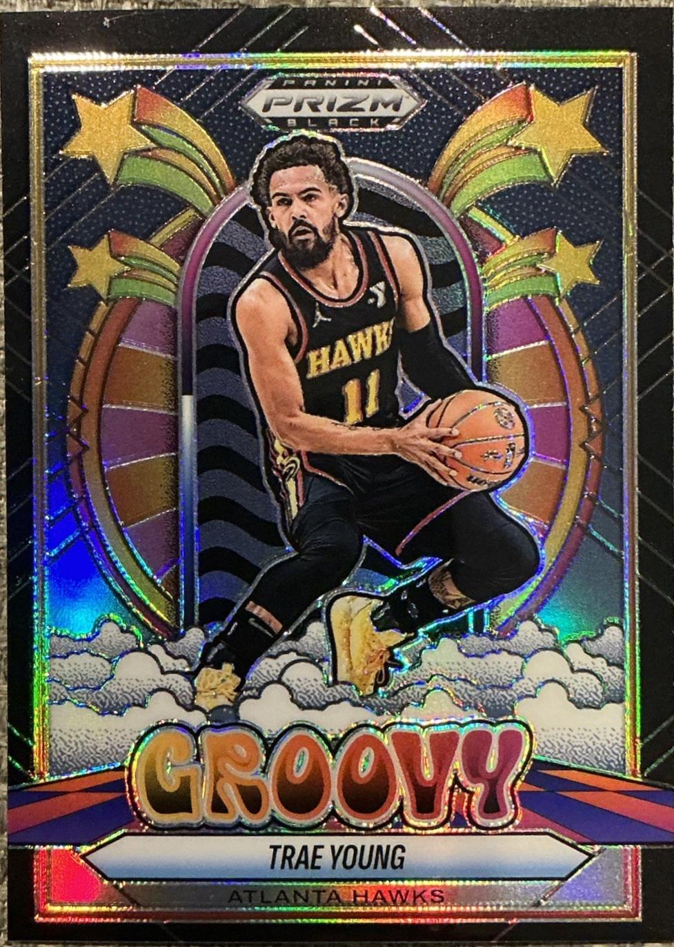 Trae Young #11 Prices | 2024 Panini Prizm Black Groovy