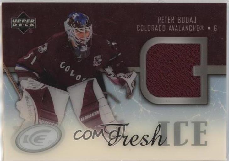Peter Budaj #FI-BU Hockey Cards 2005 Upper Deck Ice Fresh