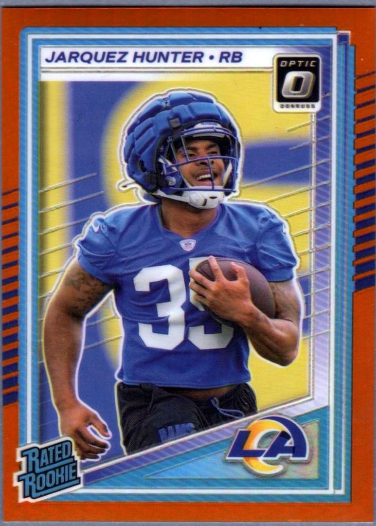 Jarquez Hunter [Neon Blue Autograph] #292