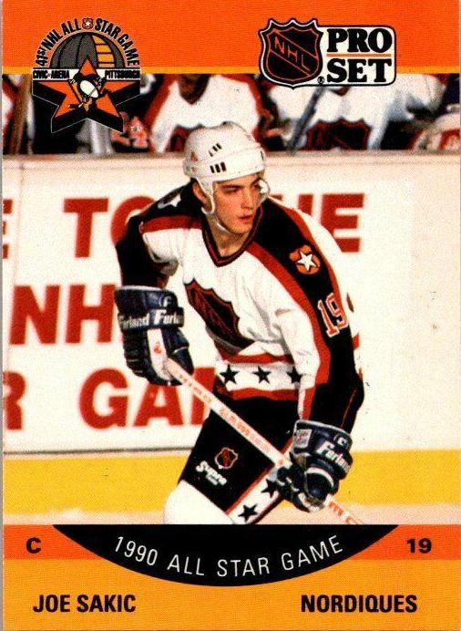 Joe Sakic #375 Hockey Cards 1990 Pro Set