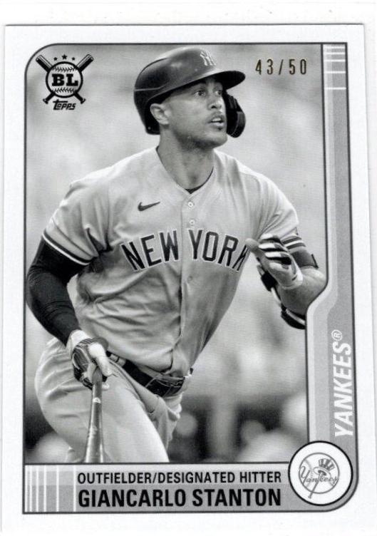Giancarlo Stanton [Black & White] #86 Prices | 2021 Topps Big