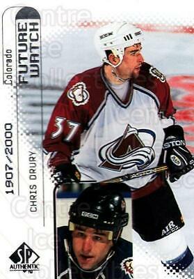 Chris Drury #96 Hockey Cards 1998 SP Authentic