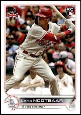 Lars Nootbaar #184 Baseball Cards 2022 Topps UK Edition