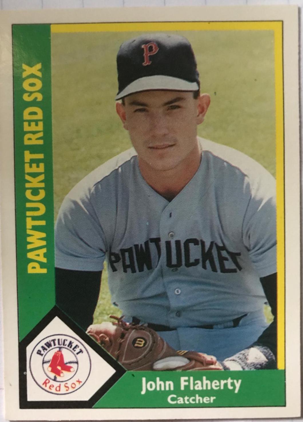 John Flaherty #11 Baseball Cards 1990 CMC Pawtucket Red Sox