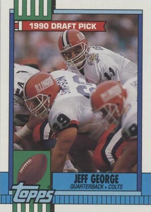 Jeff George #298 Football Cards 1990 Topps