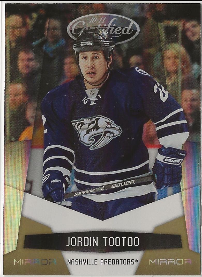 Jordin Tootoo [Mirror Gold] #84