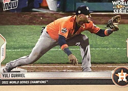 Yuli Gurriel #WS-8 2022 Topps Now World Series Champions Baseball