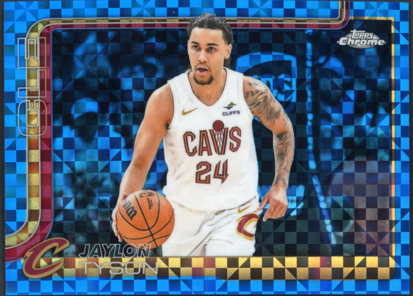 Jaylon Tyson [Blue X-Fractor] #50