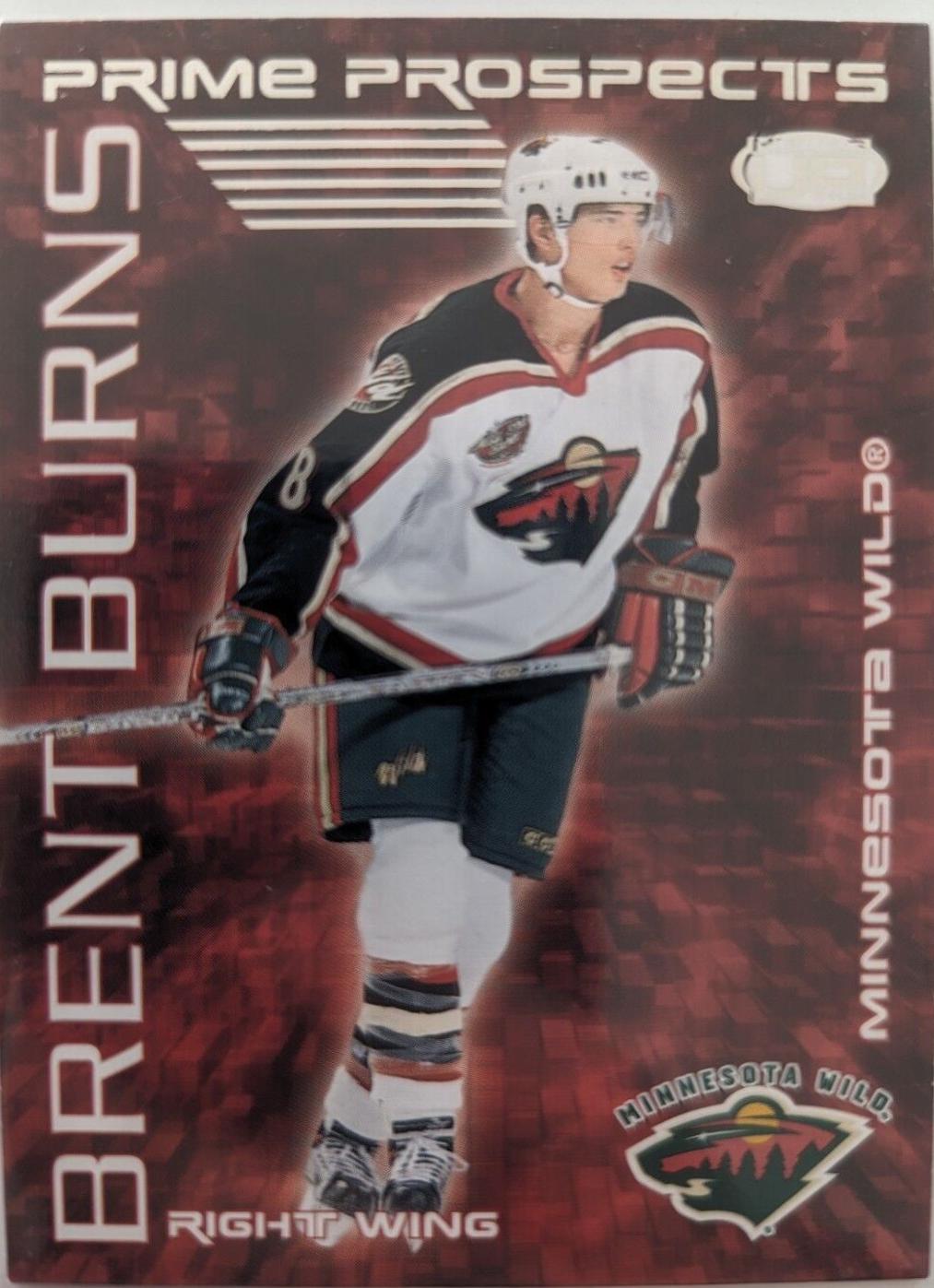 Brent Burns #11 Hockey Cards 2003 Pacific Heads Up Prime Prospects