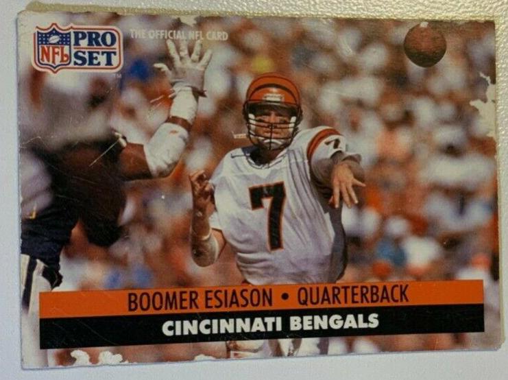 Boomer Esiason #111 Football Cards 1991 Pro Set