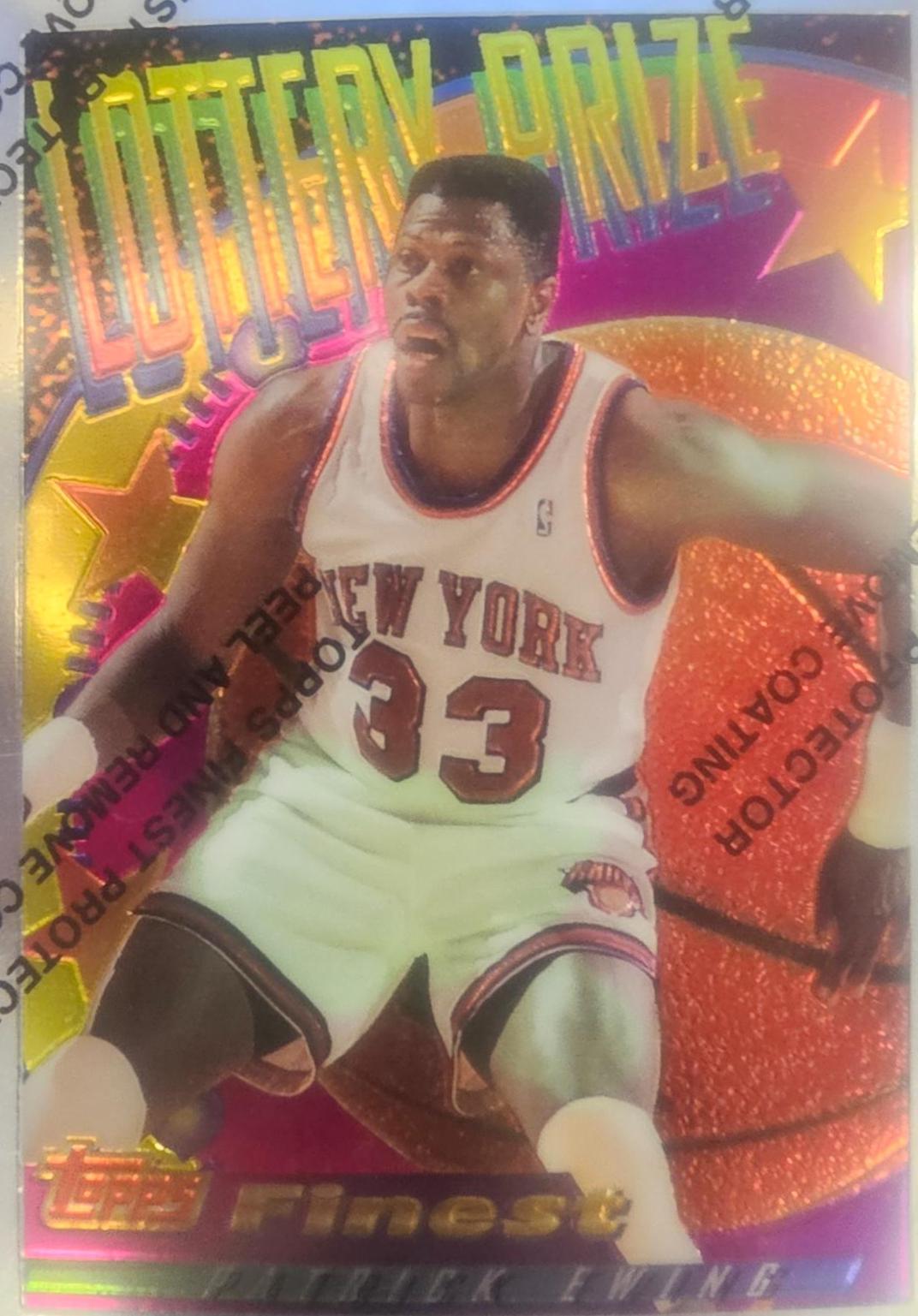 Patrick Ewing #LP1 Basketball Cards 1994 Finest Lottery Prize