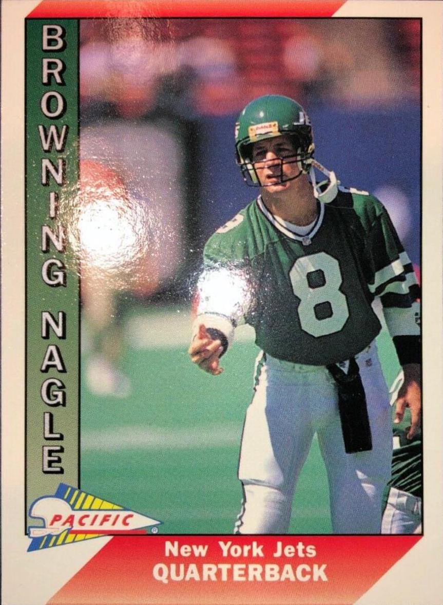 Browning Nagle #623 Football Cards 1991 Pacific