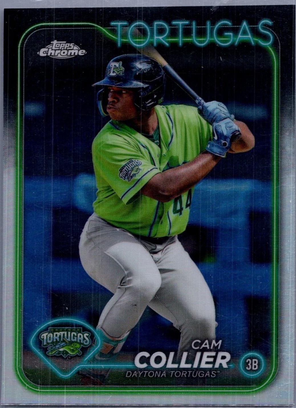 Cam Collier #PDC-115 Baseball Cards 2024 Topps Pro Debut Chrome Autograph