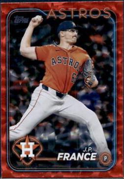 J.P. France [Orange Crackle Foilboard] #US26