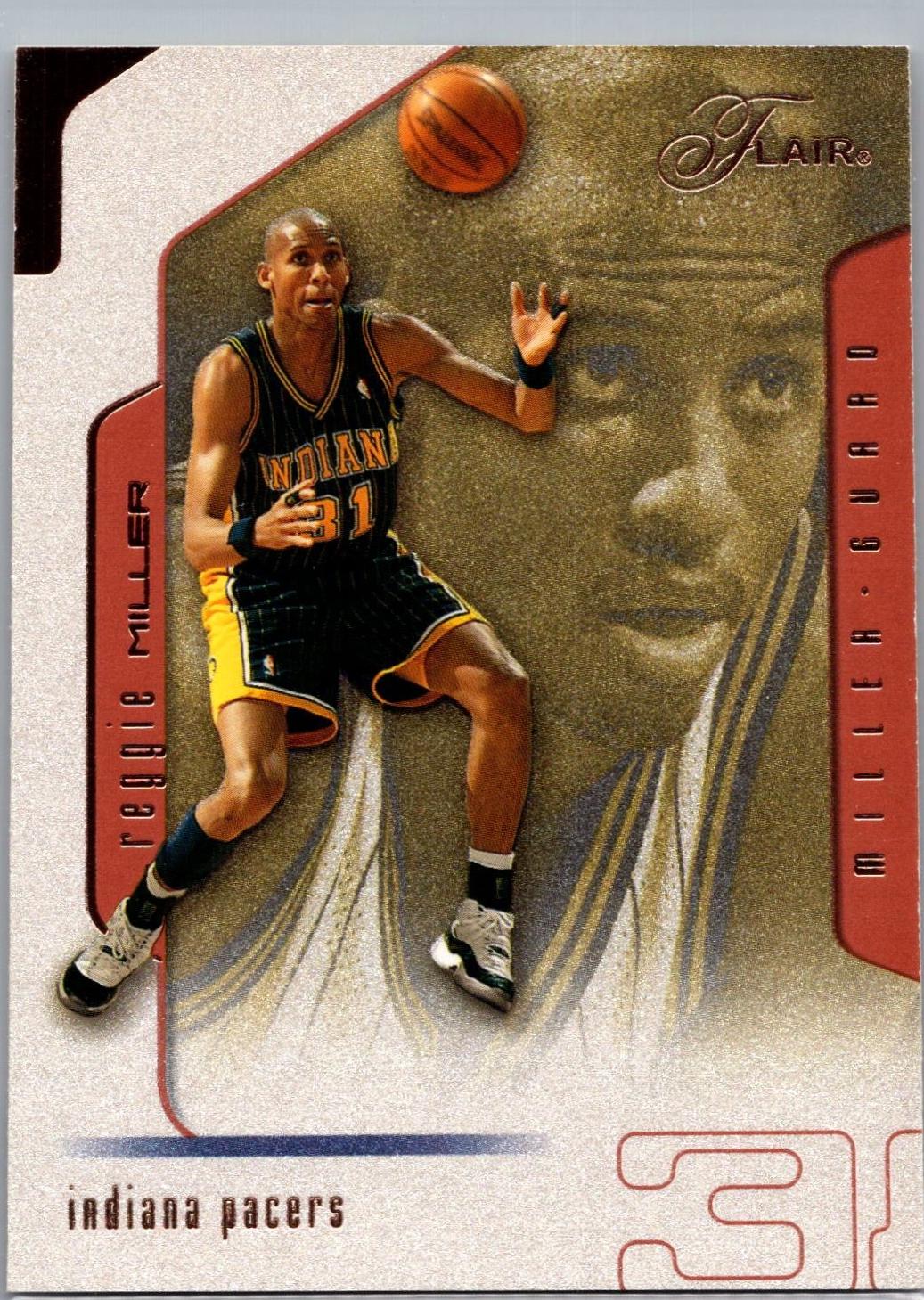 Reggie Miller #82 2001-02 Flair Basketball