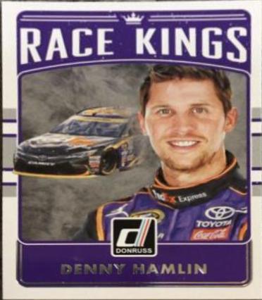 Denny Hamlin #6 Racing Cards 2017 Panini Donruss Nascar