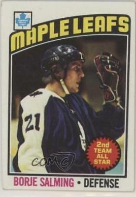 Borje Salming #22 Hockey Cards 1976 Topps