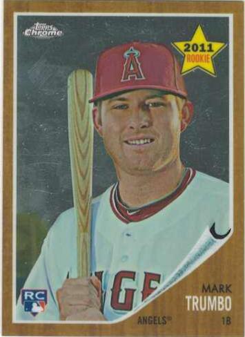 Mark Trumbo #C122 Baseball Cards 2011 Topps Heritage Chrome
