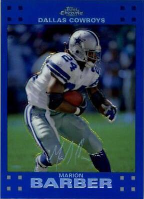 Marion Barber [Blue Refractor] #TC13