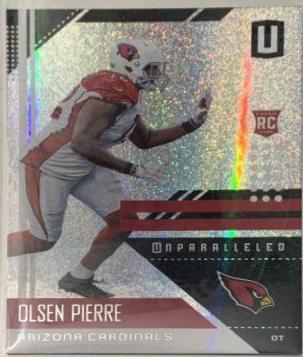 Olsen Pierre #5 Football Cards 2018 Panini Unparalleled