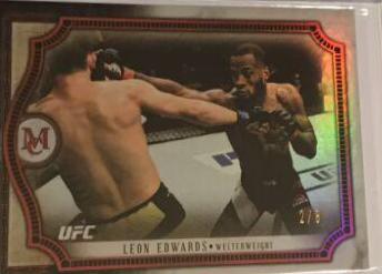 Leon Edwards #34 Ufc Cards 2018 Topps UFC Museum Collection