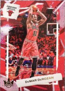 DeMar DeRozan #4 Basketball Cards 2022 Panini Court Kings