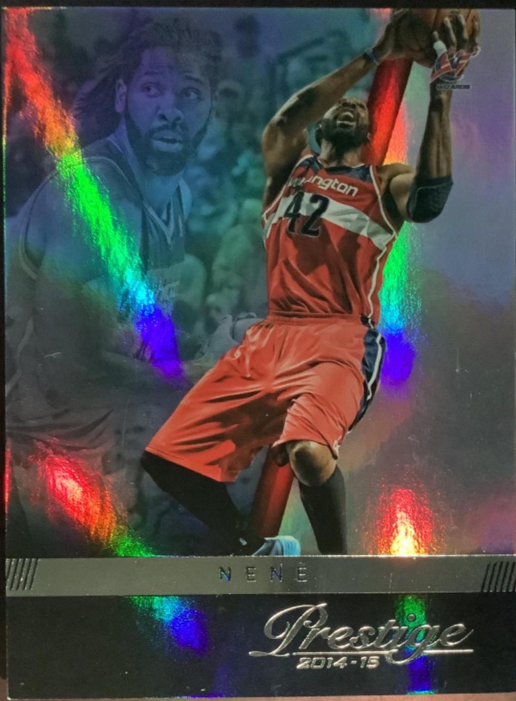 Nene #157 Refractor Basketball Cards 2014 Panini Prestige
