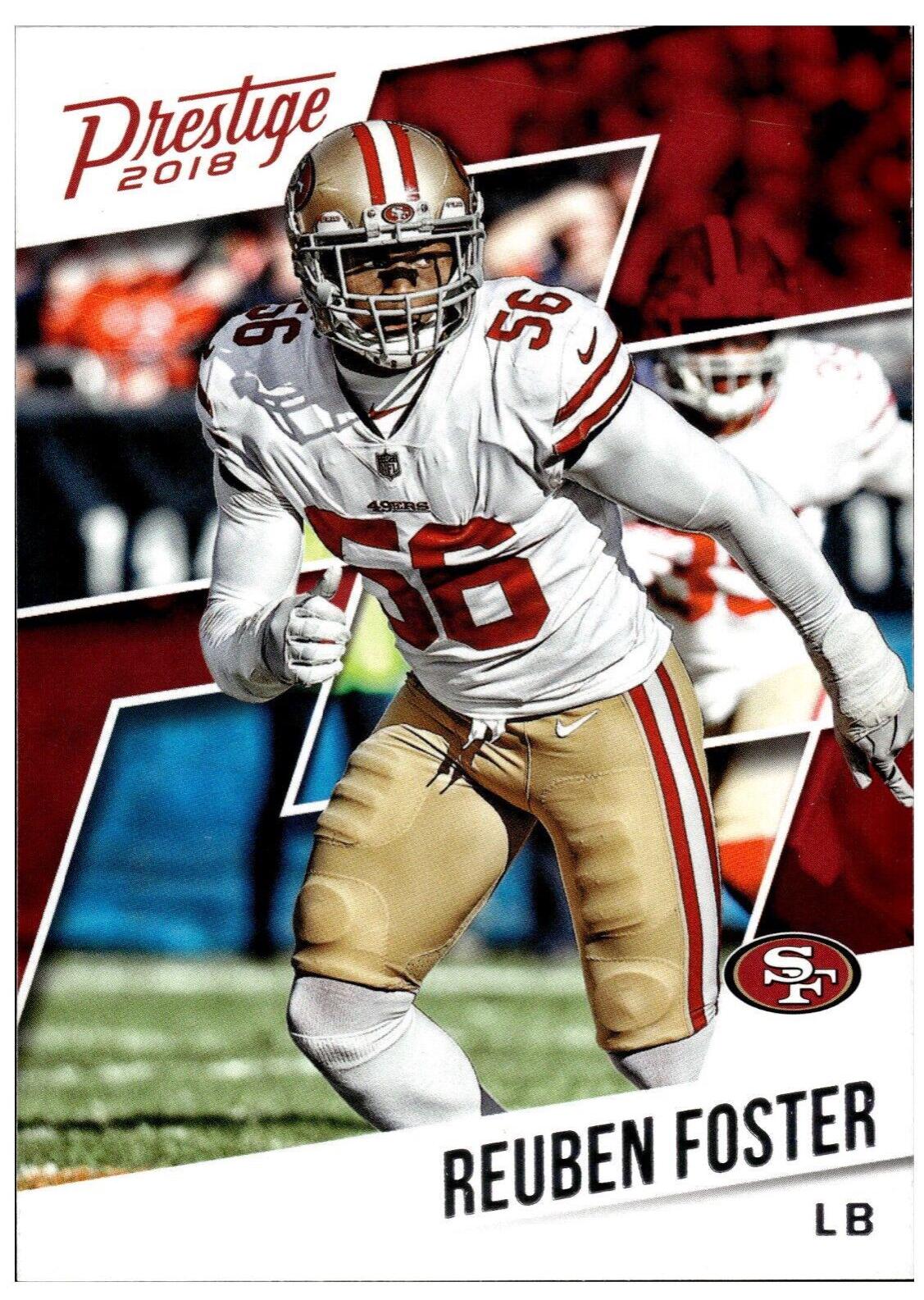 Reuben Foster #3 Football Cards 2018 Panini Prestige