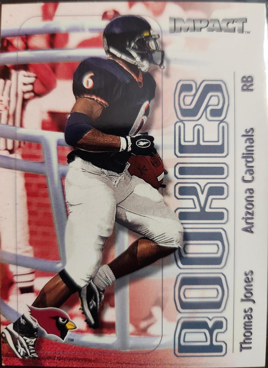 Thomas Jones #164 Football Cards 2000 Skybox Impact