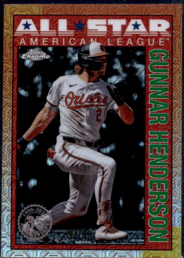 Gunnar Henderson #90AS-40 2025 Topps 1990 Topps All-Star Baseball