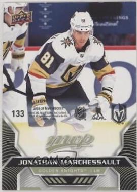 Jonathan Marchessault #133 Hockey Cards 2020 Upper Deck MVP Puzzle Back