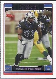 Marcus Pollard #4 Football Cards 2006 Topps