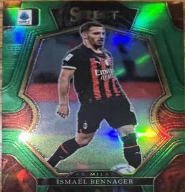 Ismael Bennacer [Purple] #102 Soccer Cards 2022 Panini Select Serie A