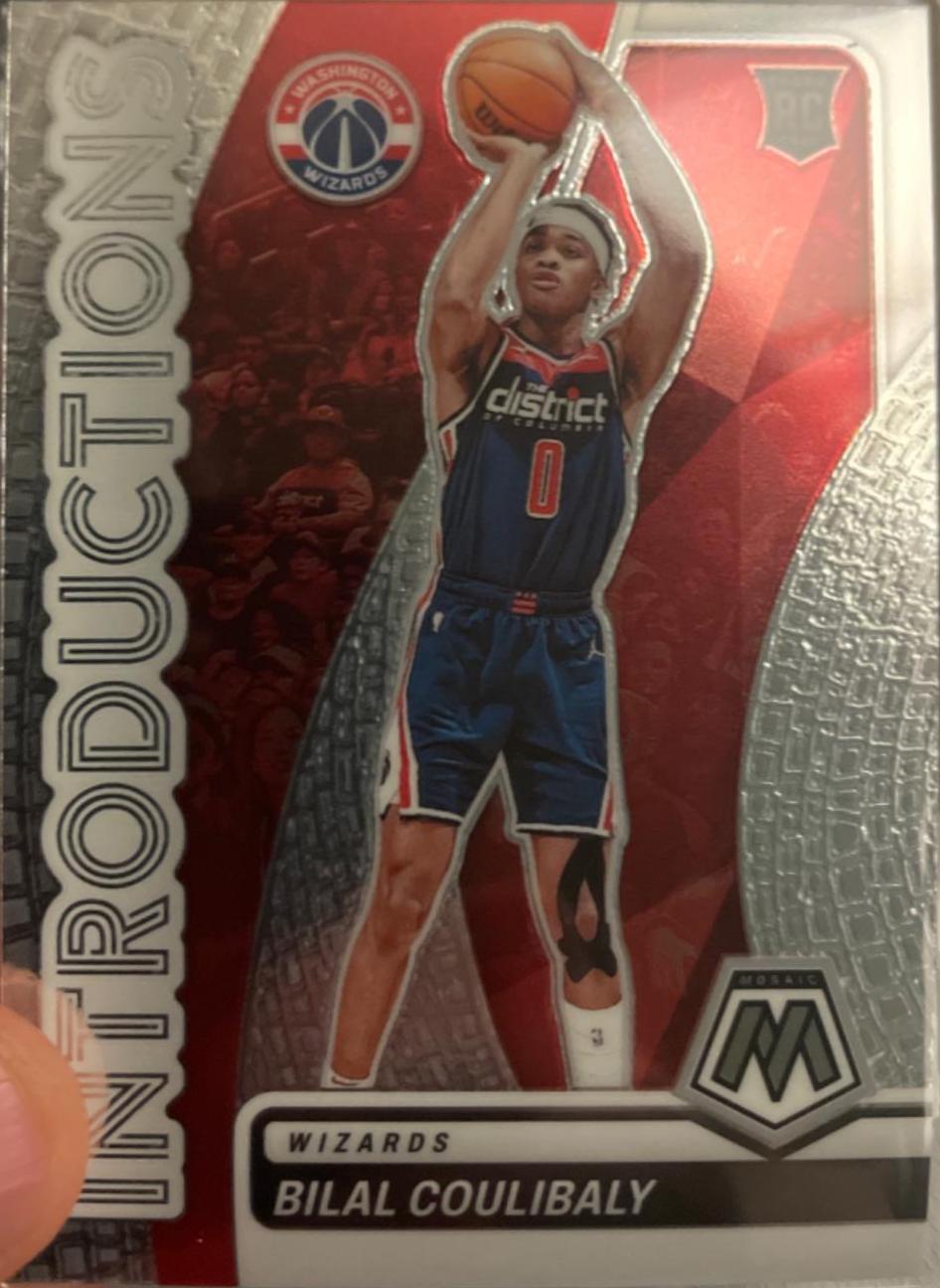 Bilal Coulibaly #19 Basketball Cards 2023 Panini Mosaic Introductions