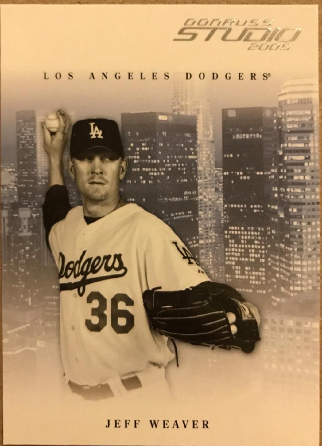 Jeff Weaver #157 Baseball Cards 2005 Donruss Studio