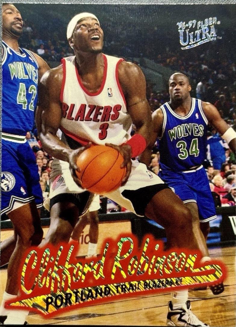 Clifford Robinson #P-90 1996 Ultra Platinum Medallion Basketball