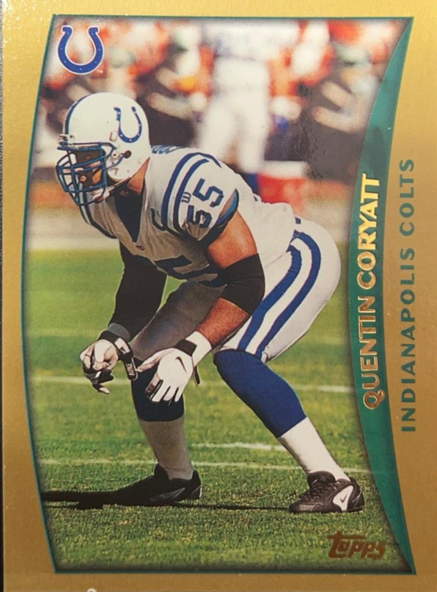 Quentin Coryatt #18 Football Cards 1998 Topps