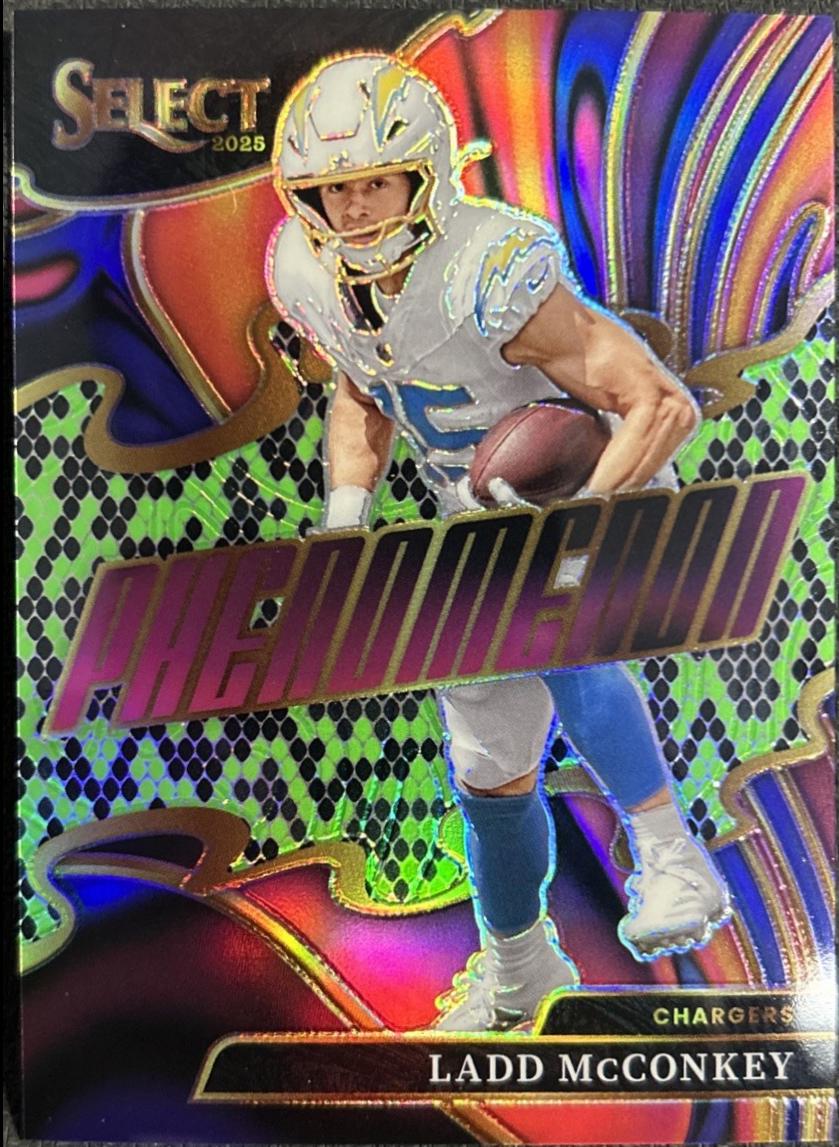Ladd McConkey [Green Black Snakeskin] #14