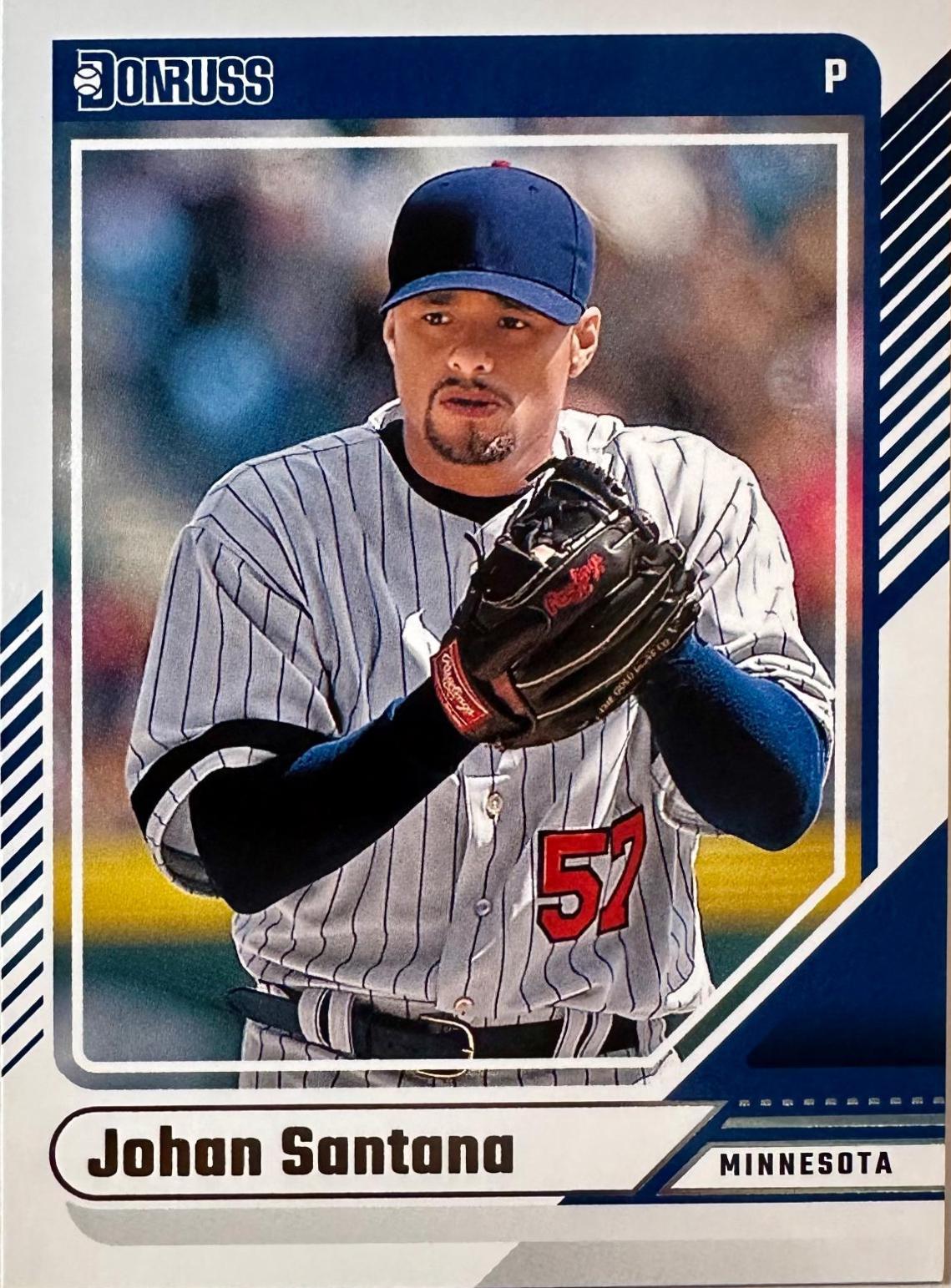 Johan Santana #84 Baseball Cards 2024 Donruss